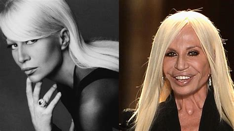 donatella versace eye makeup|Donatella Versace before plastic surgery.